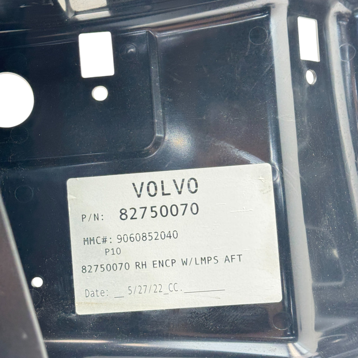 82750070 Genuine Volvo Right Extension Bumper