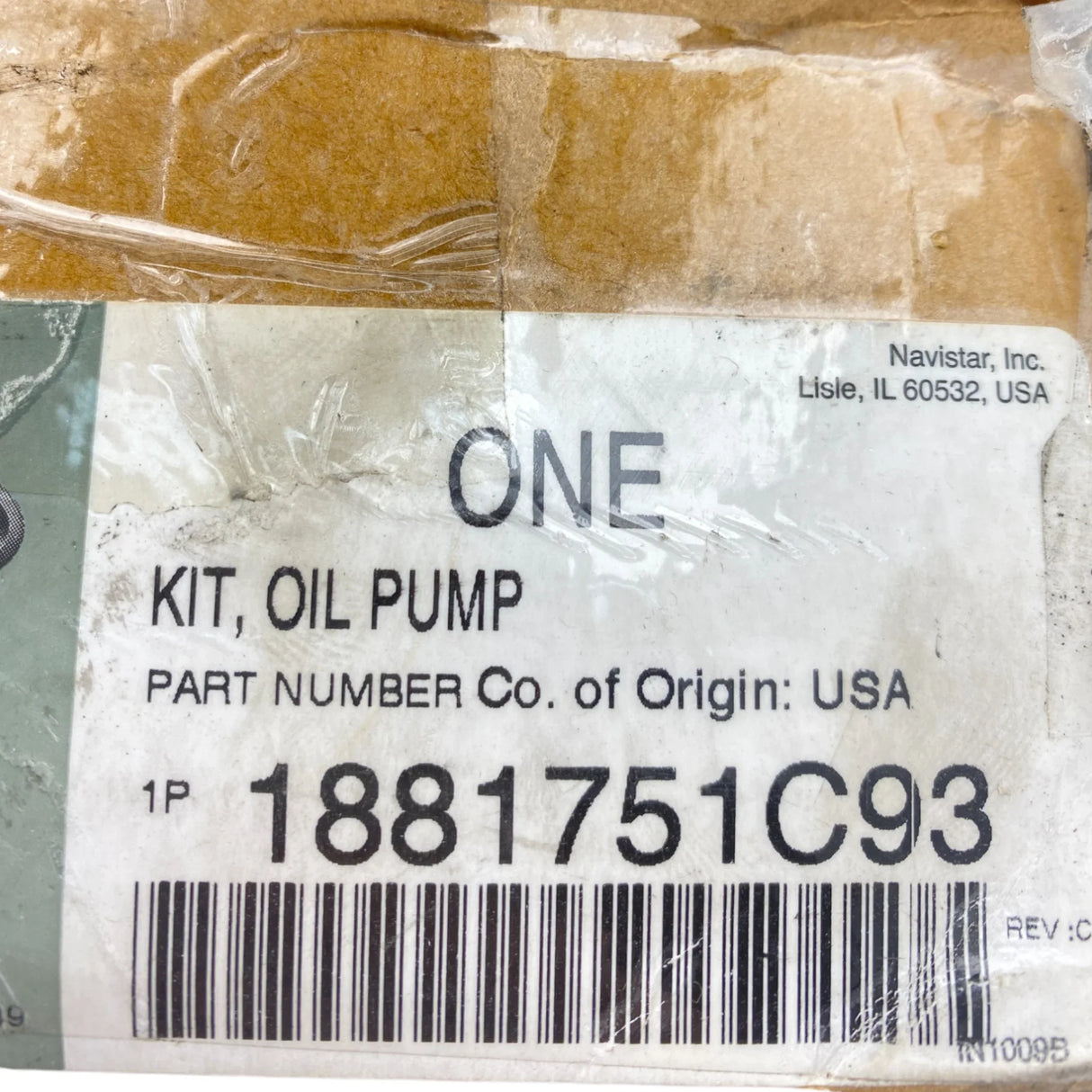 1818772C1 Genuine International Oil Pump - Truck To Trailer