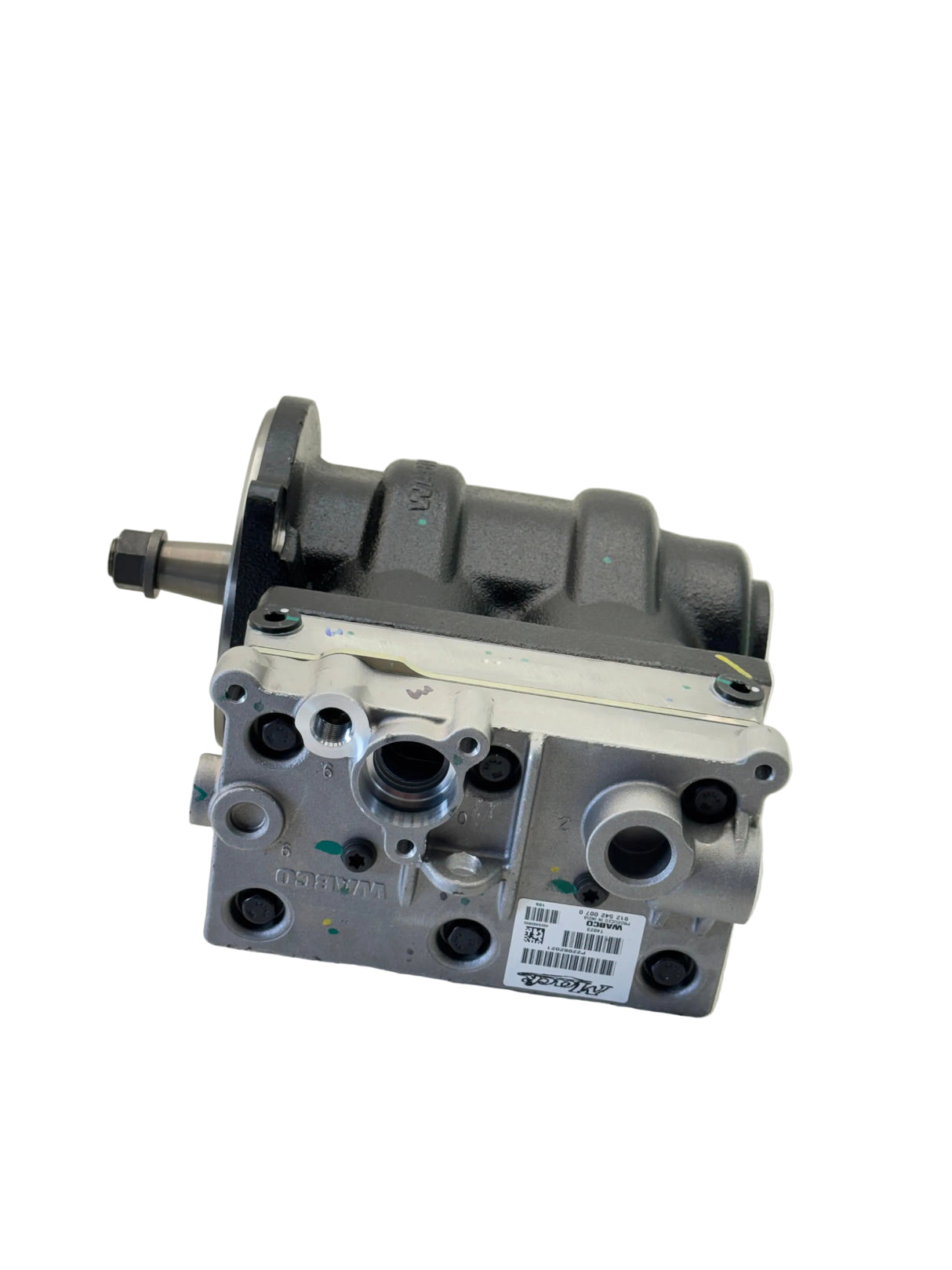 912512029R Oem Wabco Twin Cylinder 636Cc Air Compressor Flange Mounted