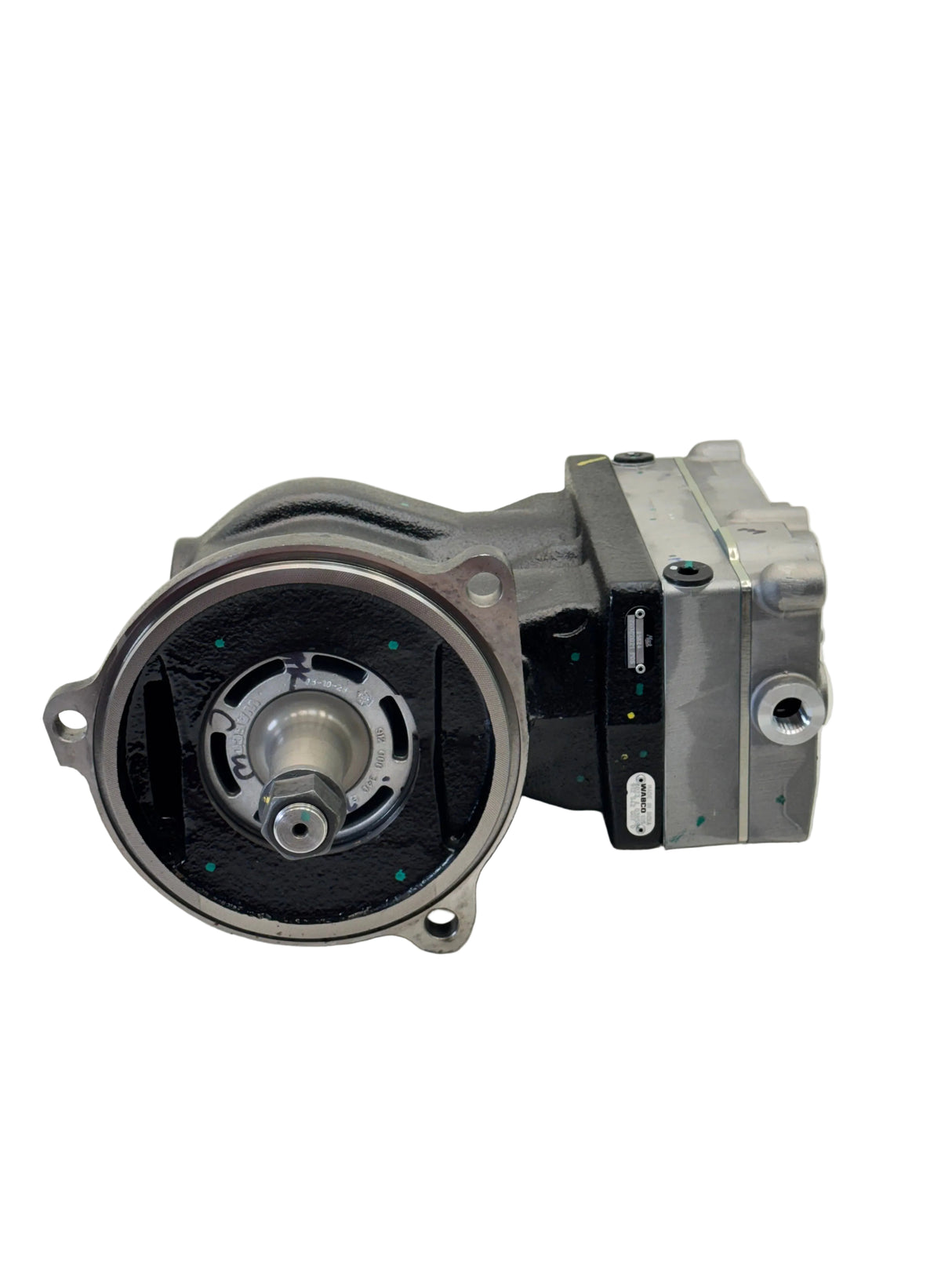 912512029R Oem Wabco Twin Cylinder 636Cc Air Compressor Flange Mounted