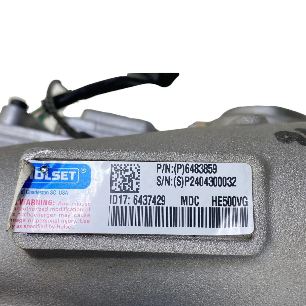 6437429 Genuine Paccar Turbocharger - W/Actuator - Epa17 - Truck To Trailer