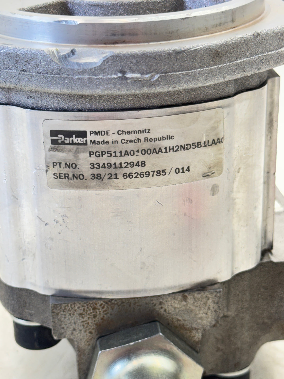 3349112948 Genuine Parker Hydraulic Gear Pump