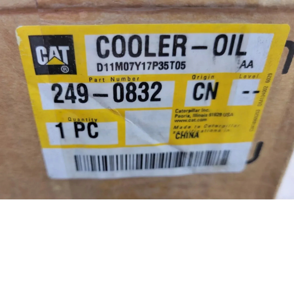 249-0832 CAT Engine Oil Cooler - Truck To Trailer