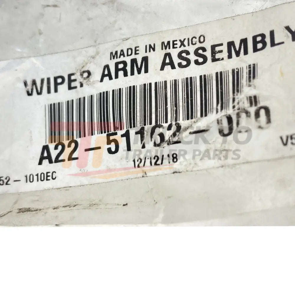 A2251162000 Genuine Freightliner Windshield Wiper Arm Assembly - Truck To Trailer