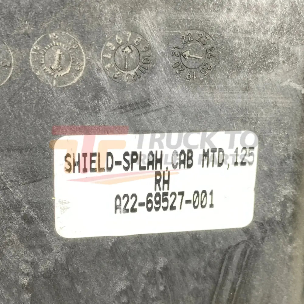A22-63542-005 Genuine Freightliner Right Side Splash Shield - Truck To Trailer