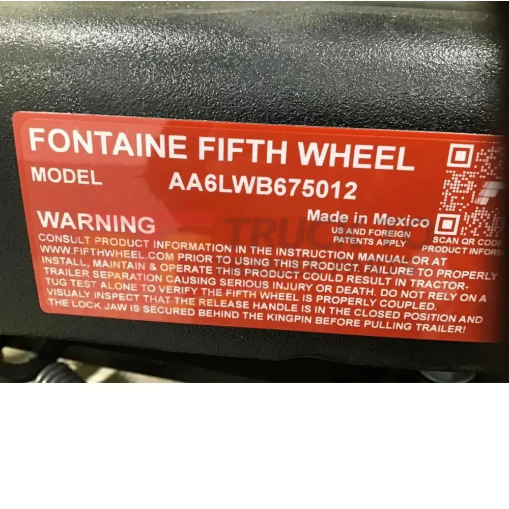 AA6LWB675012 Genuine Mack Fifth Wheel - Truck To Trailer