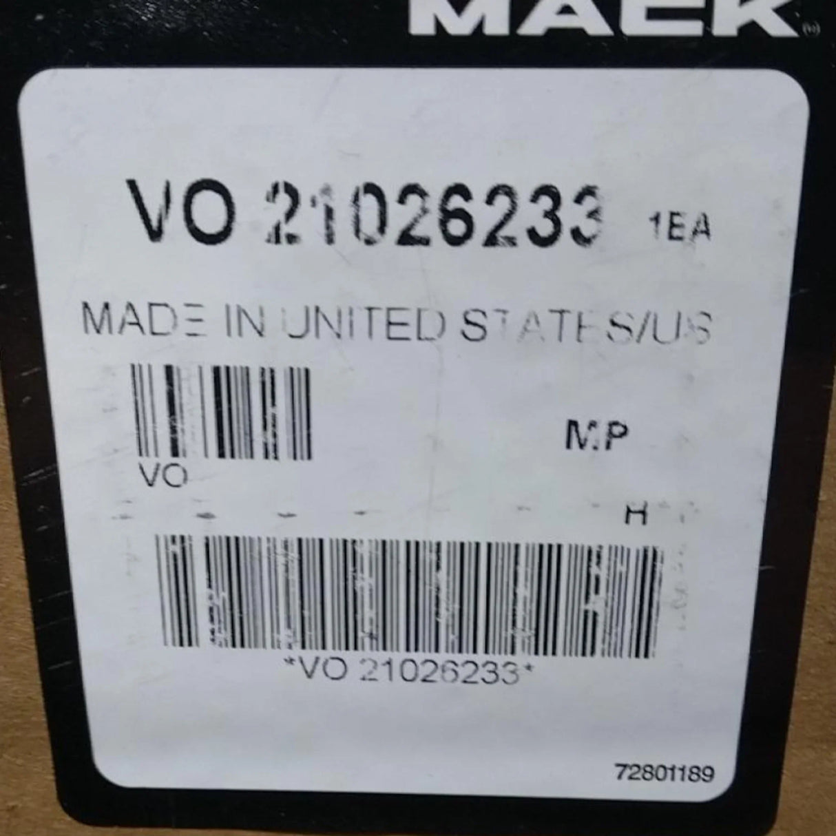 21026233 Genuine Mack Air Tank - Truck To Trailer