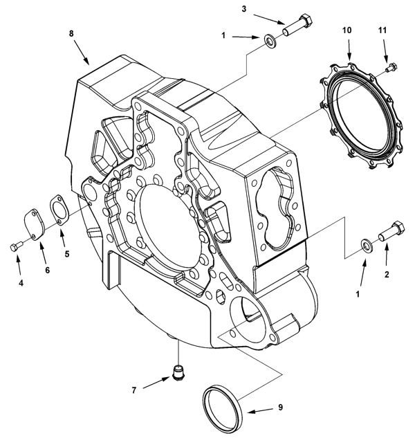 3102960 Cummins Flywheel Housing