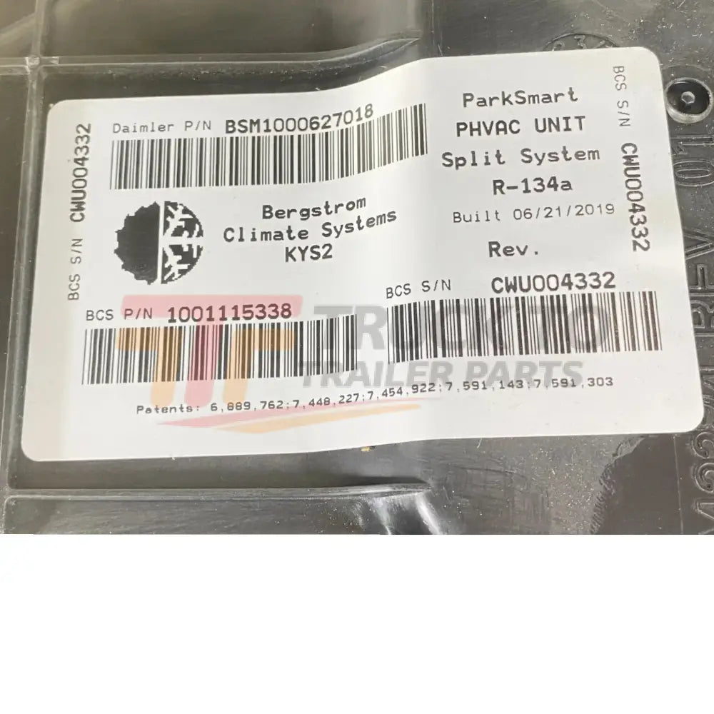 BSM 1001115338 Genuine Freightliner HVAC Loop Assembly - Truck To Trailer