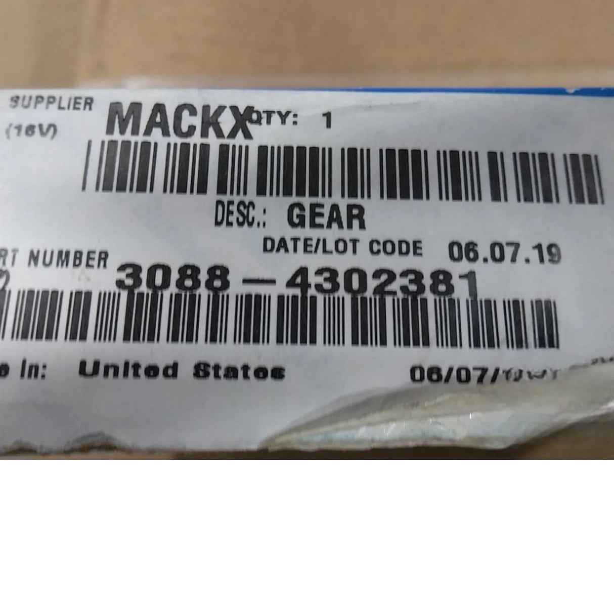 3088-4302381 Genuine Mack Mainshaft Gear - Truck To Trailer