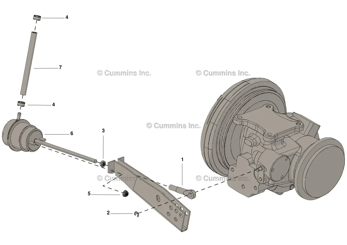 Cummins 4030295 Wastegate Actuator Kit - Truck To Trailer