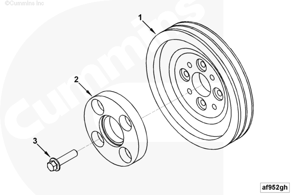 Cummins 4062970 Crankshaft Spacer - Truck To Trailer