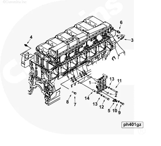 Cummins 4095810 Hexagon Head Cap Screw - Truck To Trailer