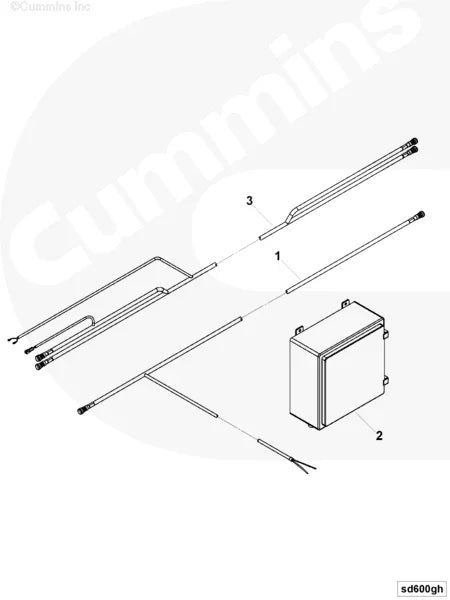 Cummins 4917115 Wiring Harness - Truck To Trailer