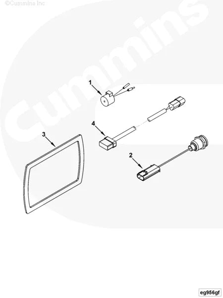 Cummins 4940613 Wiring Harness - Truck To Trailer