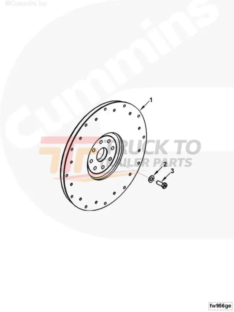 Cummins 4988398 Flywheel - Truck To Trailer