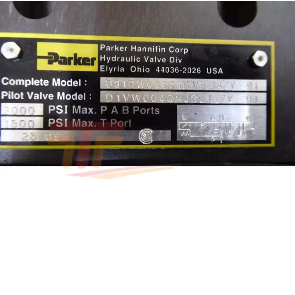 D31DW004C4NJGLJ47Y Parker Directional Control Valve - Truck To Trailer