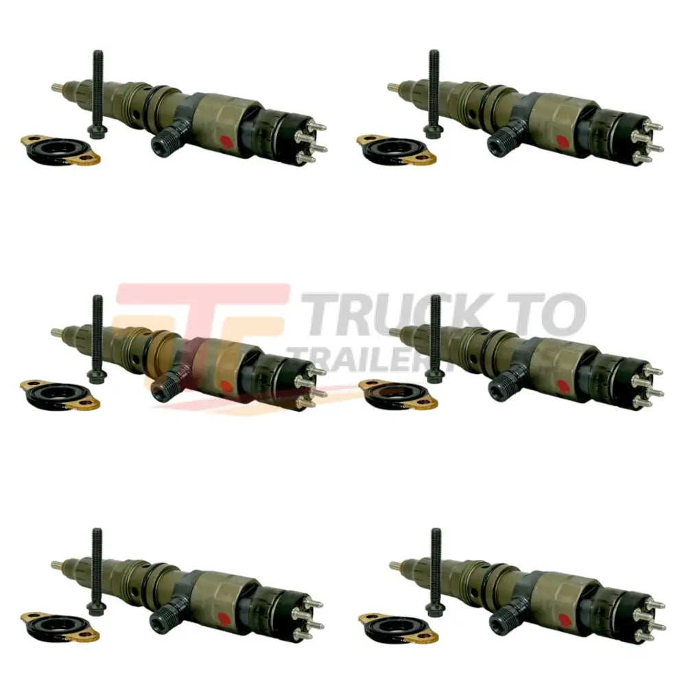 Dde Ra4600701287S Oem Detroit Diesel Fuel Injectors Kit Set Of Six 6 For Dd13 - Truck To Trailer