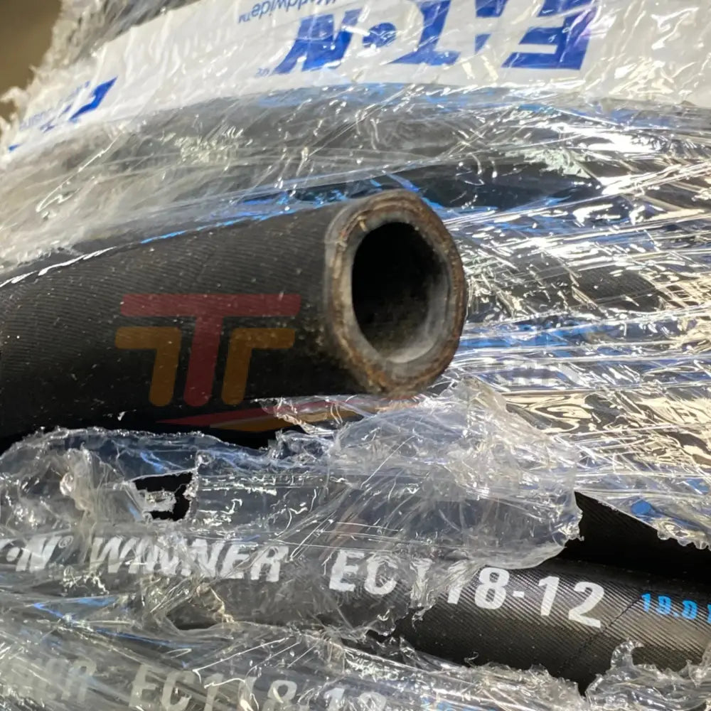 EC118-12LRL Genuine Eaton Winner EC118 Series Rubber Hydraulic Braided Hose - Truck To Trailer