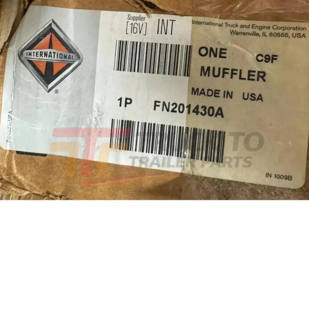 FN201430A Genuine International DOC Diesel Oxidation Catalyst - Truck To Trailer