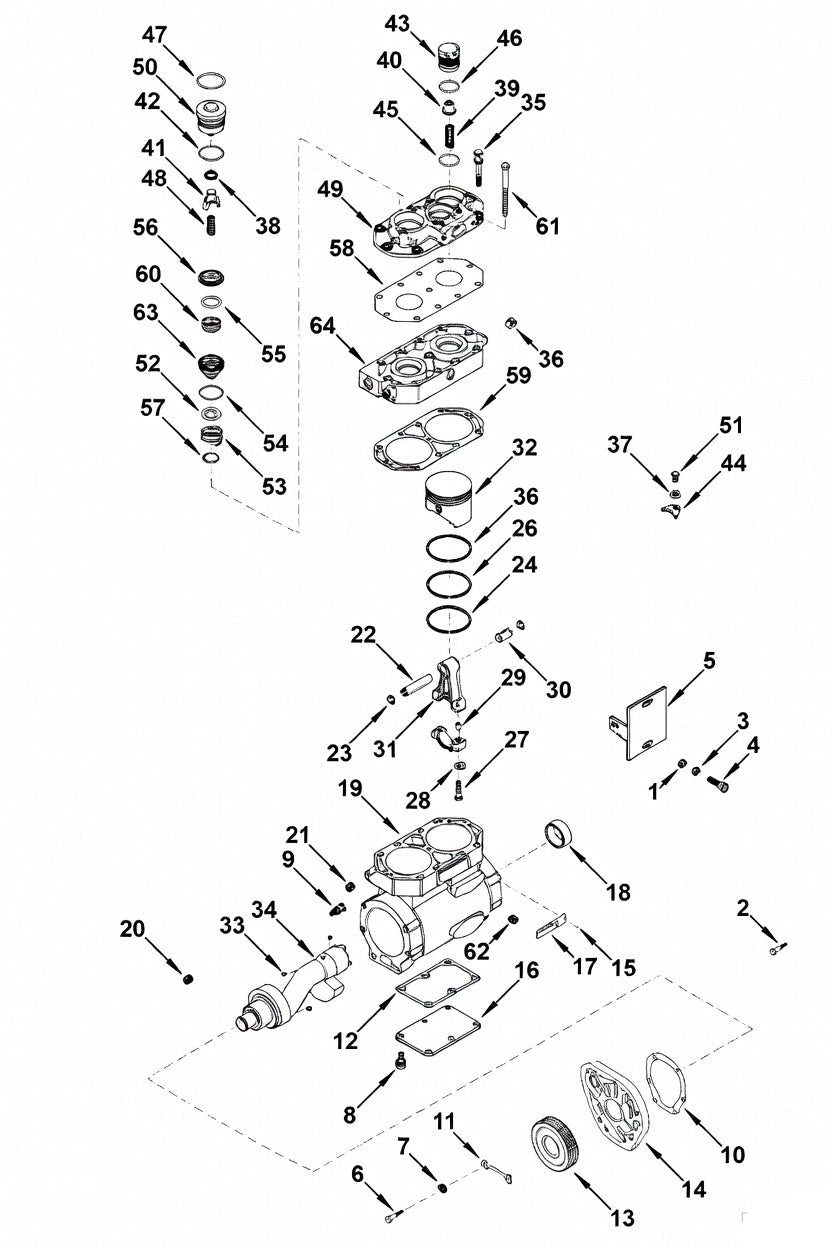 3048667 Cummins Compressor Head