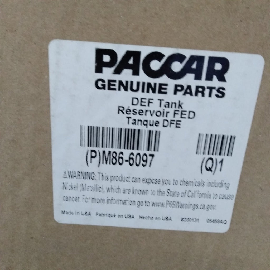 M86-6097 Genuine Paccar DEF Tank