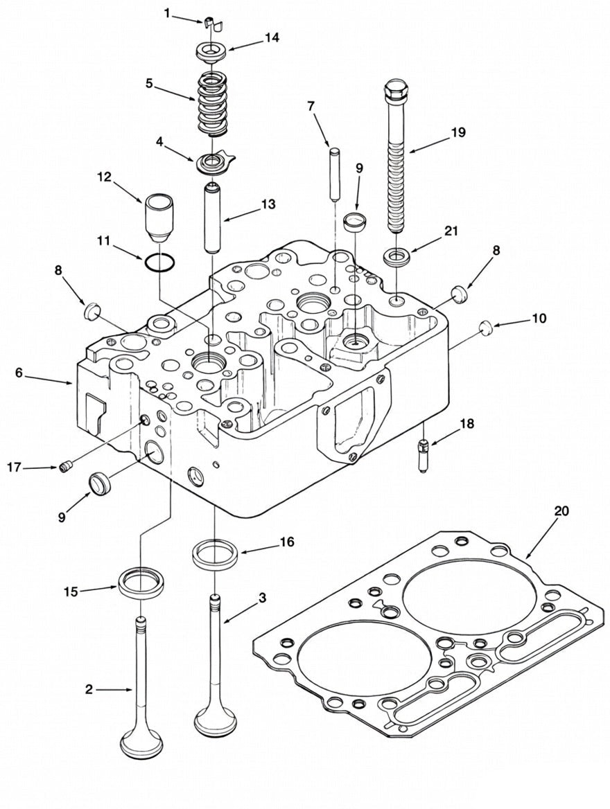 3008095 Cummins Cylinder Head