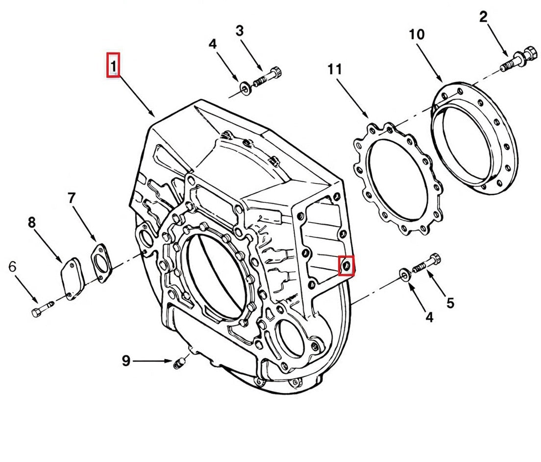 3036243 Cummins Flywheel Housing