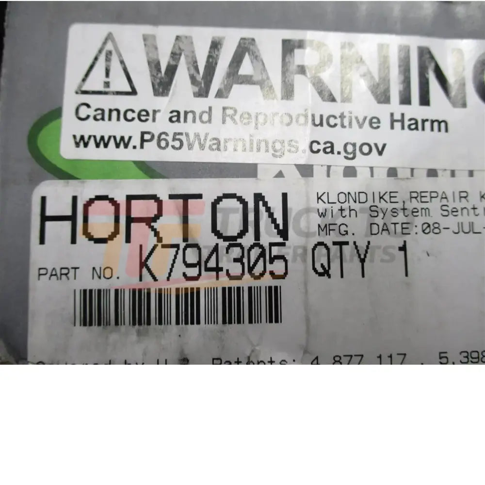K794305 Horton Fan Clutch Hub Kit - Truck To Trailer