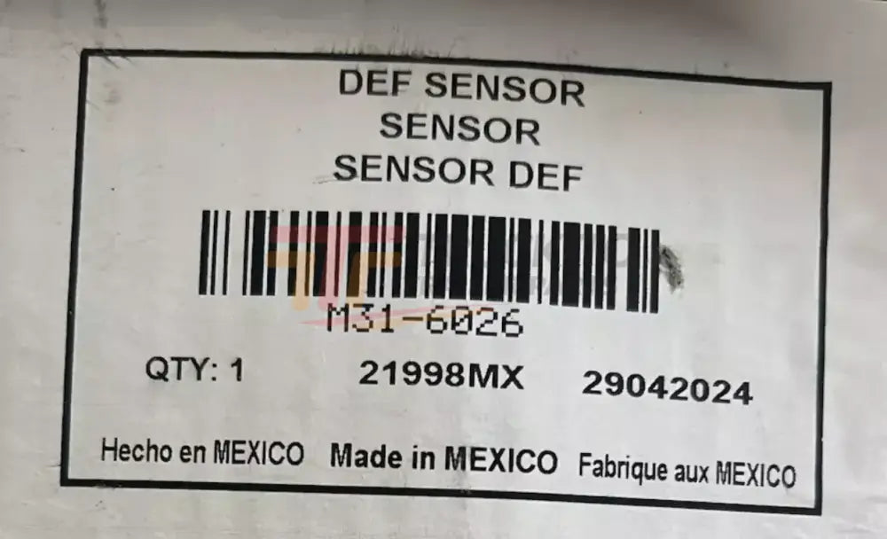M31-6026 Genuine Peterbilt DEF Sensor - Truck To Trailer