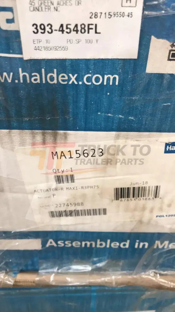 Ma15623 Genuine Haldex Maxibrake Spring Brake Chamber Air Push Type R Series - Truck To Trailer