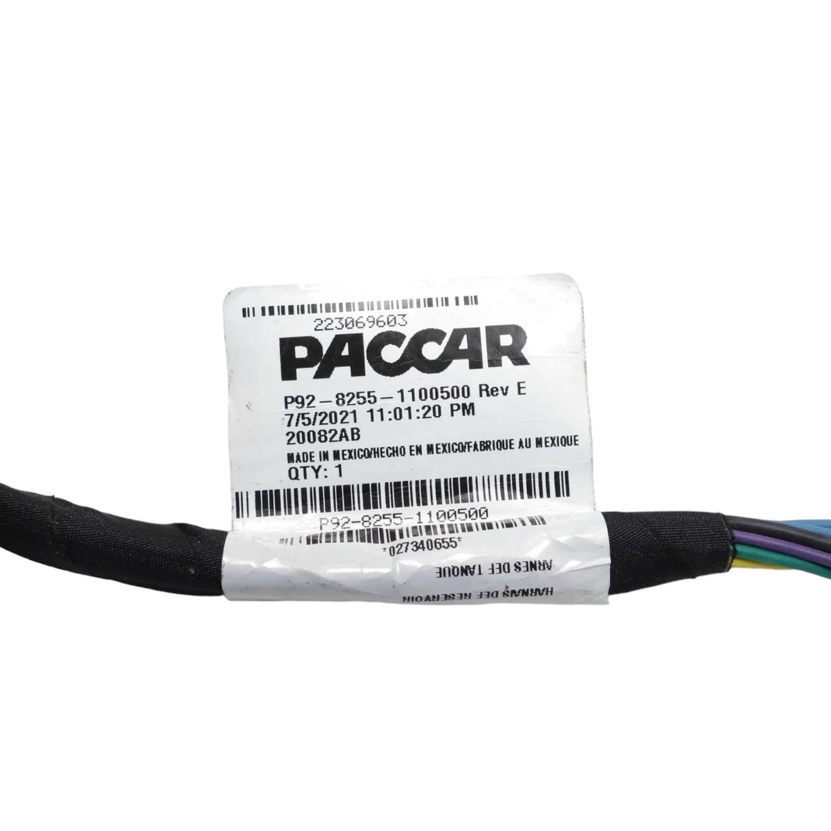 P92-8255-1100500 Genuine Paccar DEF Tank Harness - Truck To Trailer