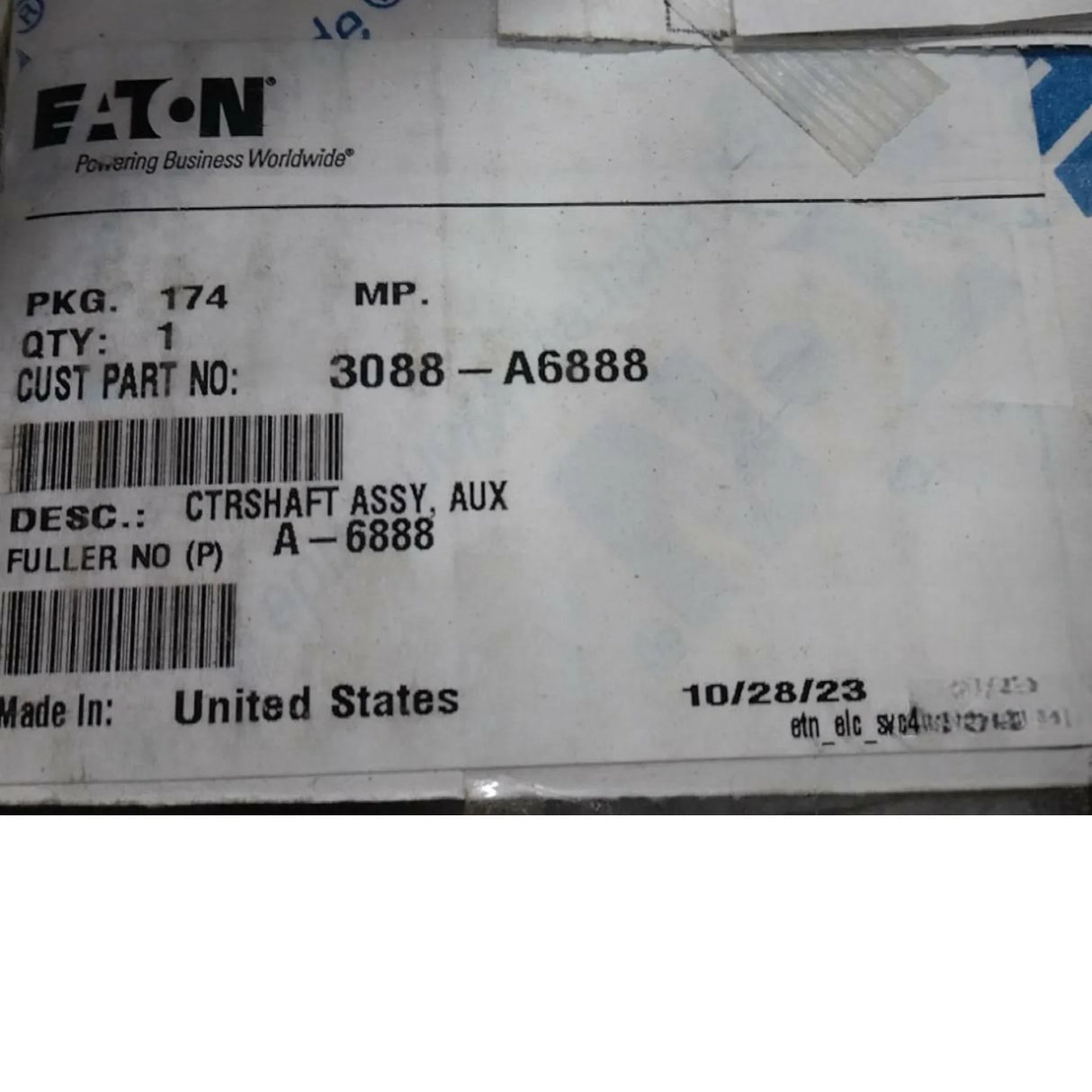 3088-A6888 Genuine Mack Shaft - Truck To Trailer