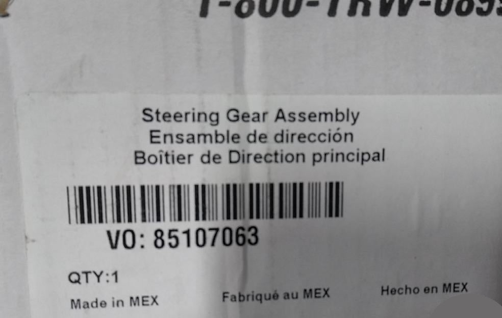 85107063 Genuine Mack Steering Gear
