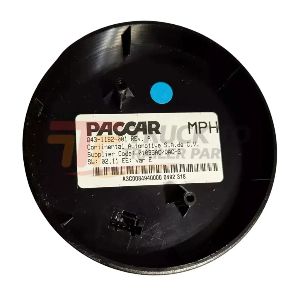 Q43-1182-001 Genuine Paccar Speedometer Gauge - Truck To Trailer