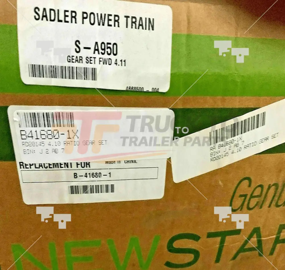S-A950 Newstar Ratio 4.11 Fwd Ring And Pinion Gears Gear Set B41680-1 - Truck To Trailer