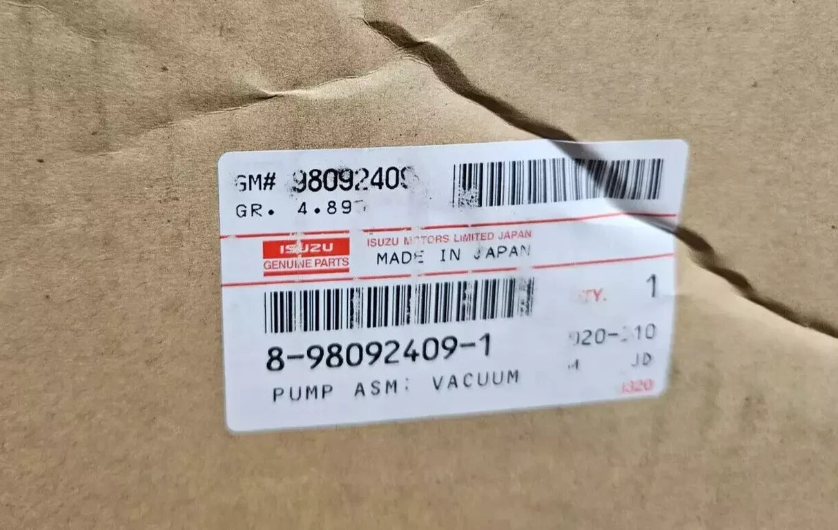 8-98092-409-1 Genuine Isuzu Water Pump Assembly - Truck To Trailer