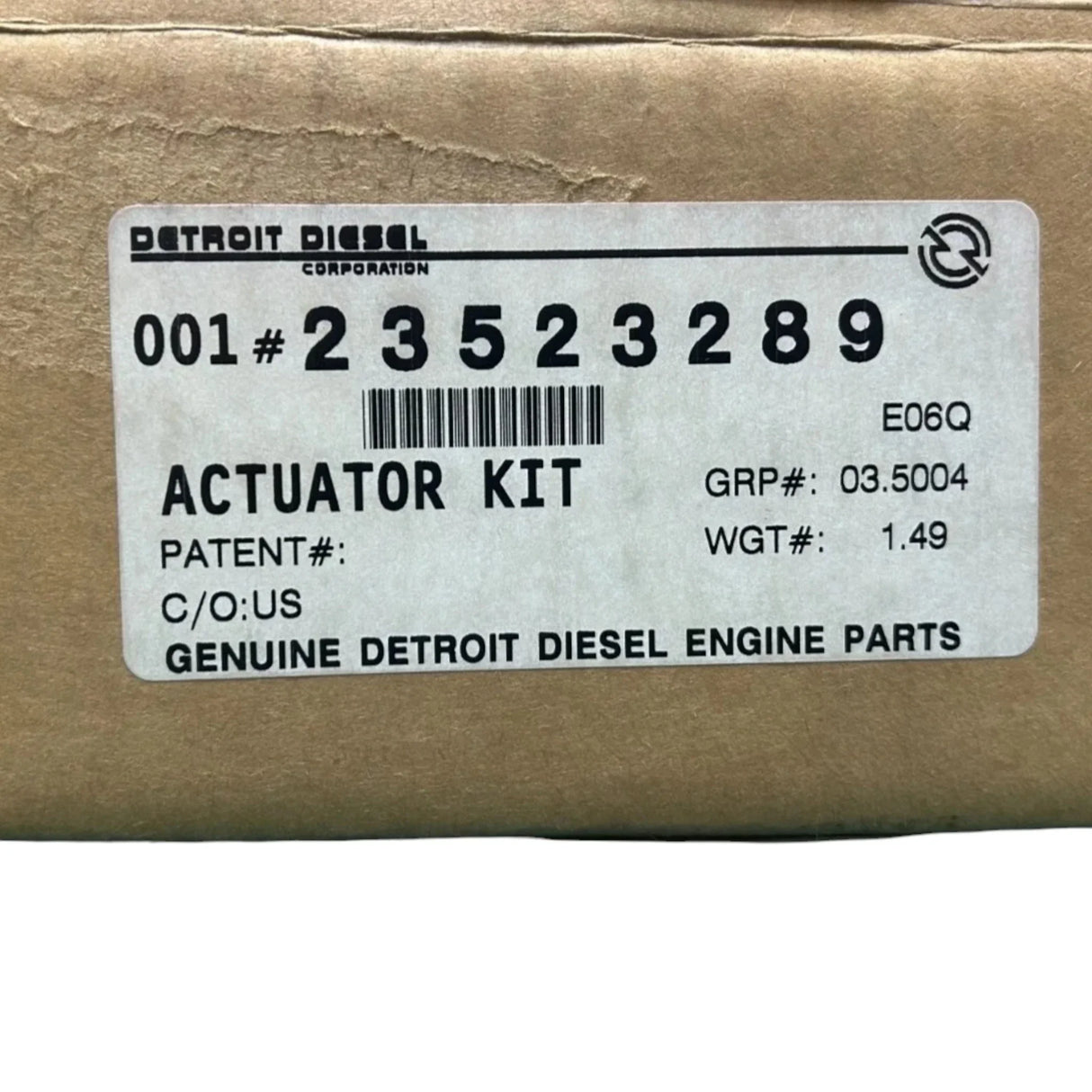 DDE 23521485 Genuine Detroit Diesel Turbocharger Actuator Kit