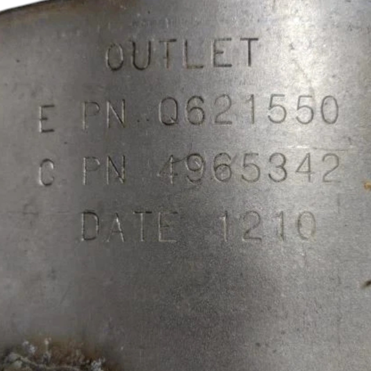 FG203285A Genuine Cummins Horizontal Exhaust After Treatment DPF Assembly