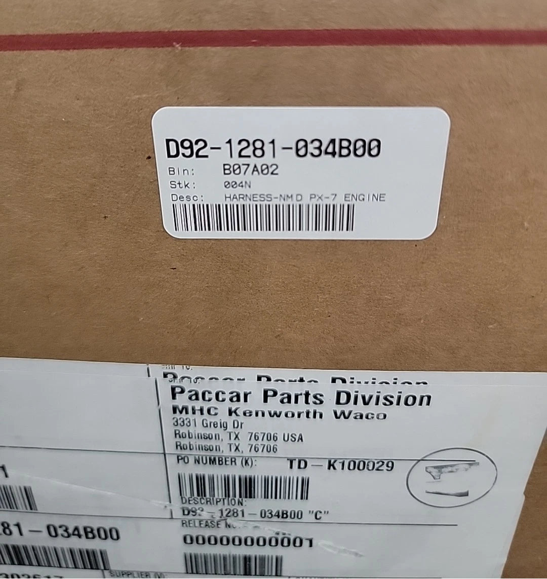D921281034B00 Genuine Paccar Engine Harness