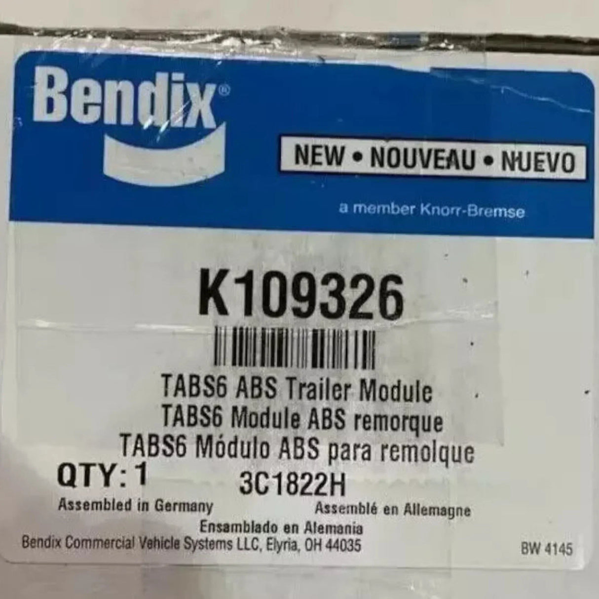K109326 Genuine Bendix ABS Trailer Module - Truck To Trailer
