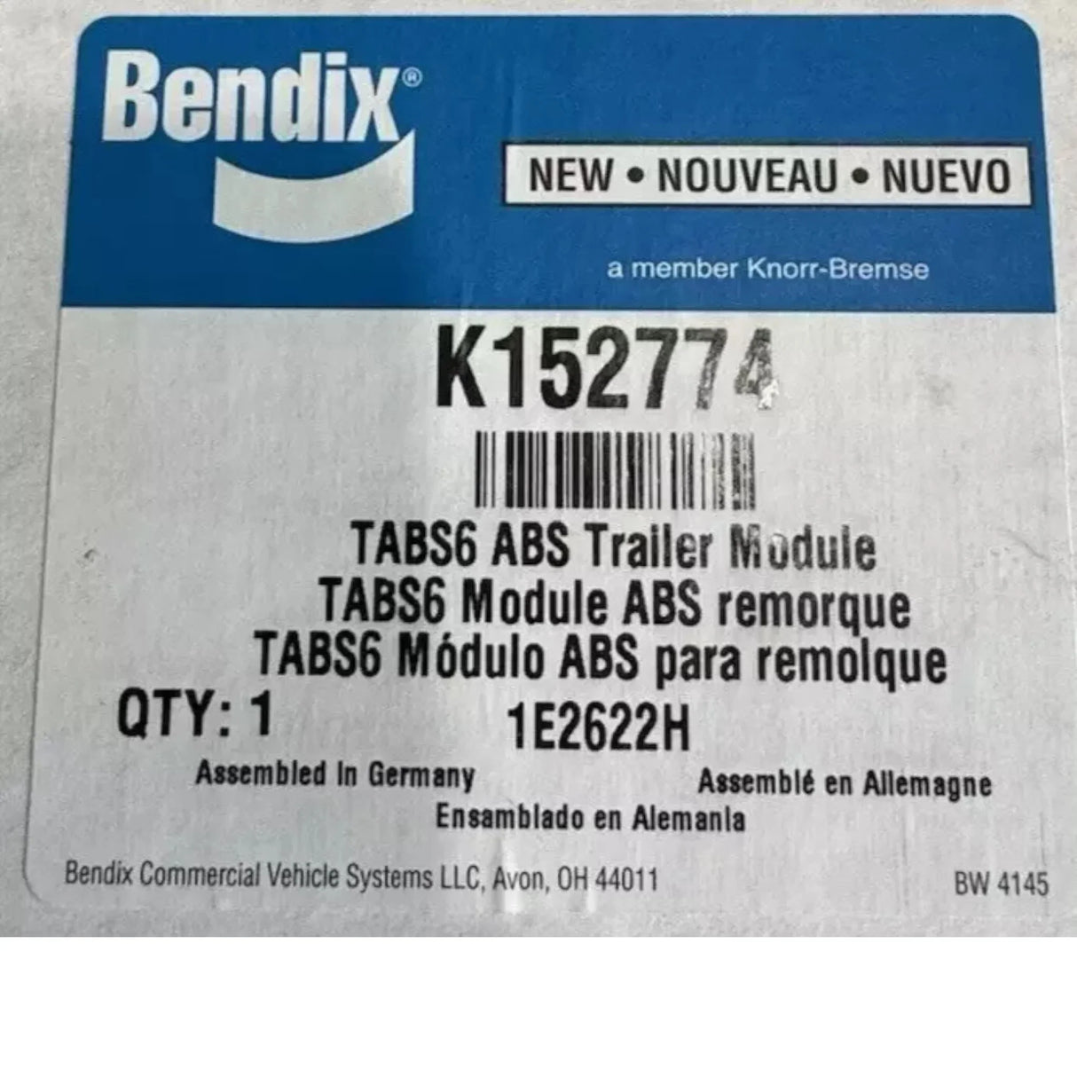 K152774 Genuine Bendix ABS Trailer Module - Truck To Trailer