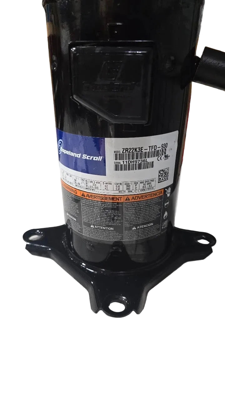 ZR22K3E-TFD-930 Genuine Copeland Scroll Compressor