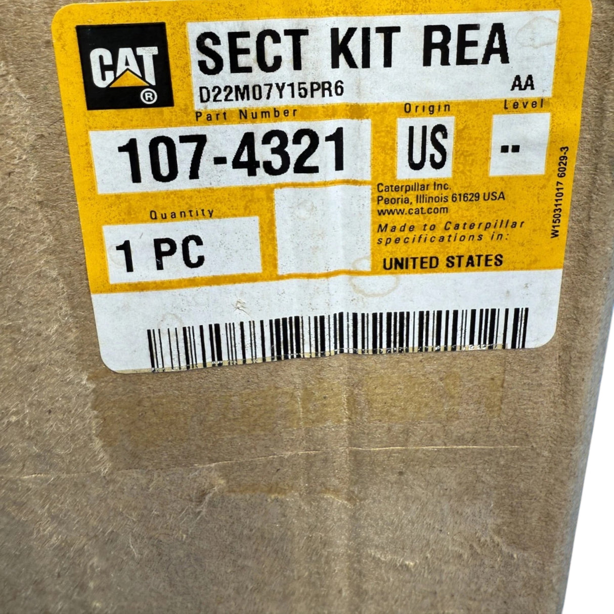 107-4321 Genuine CAT Rear Section Kit
