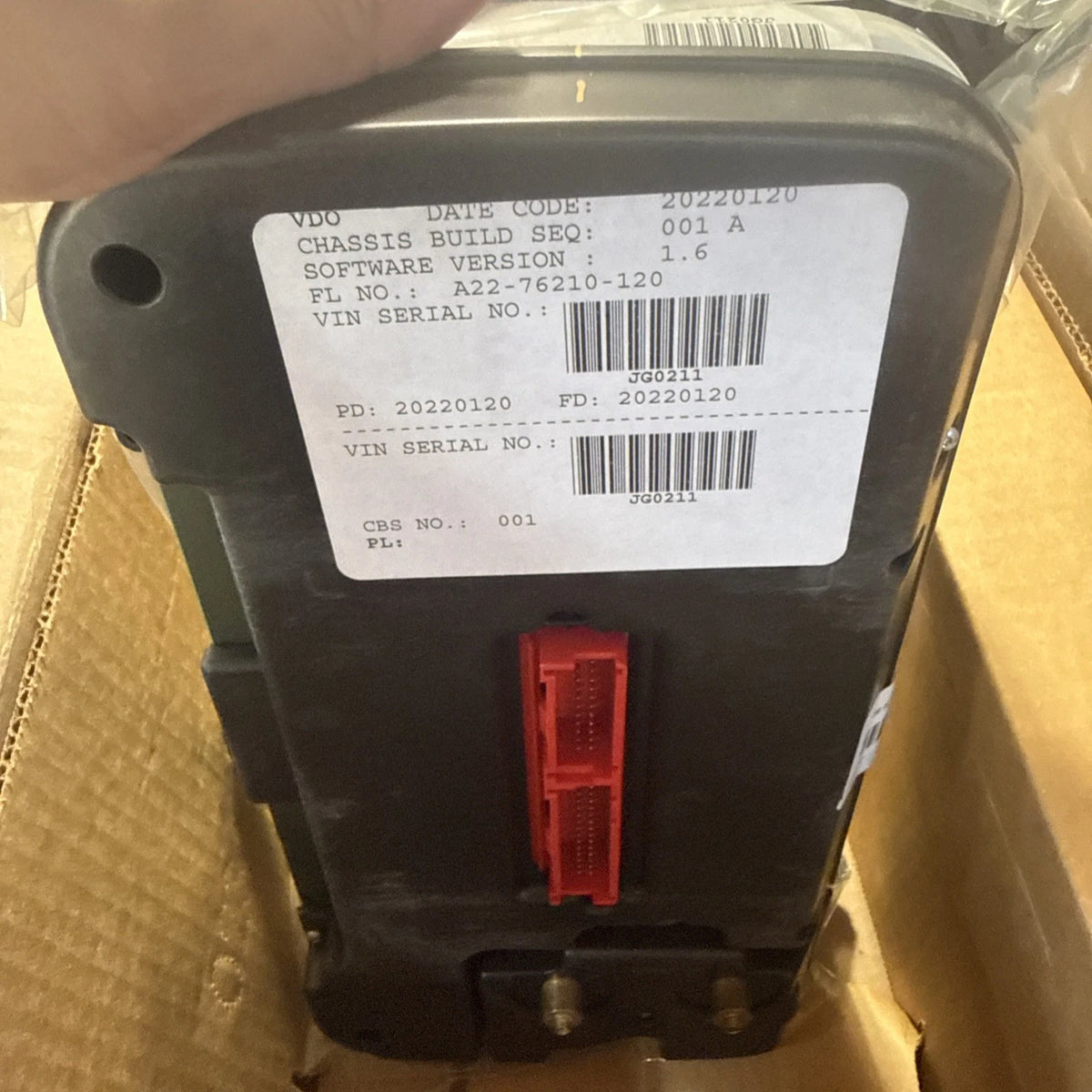A22-76210-120 Genuine Freightliner Cluster Assembly