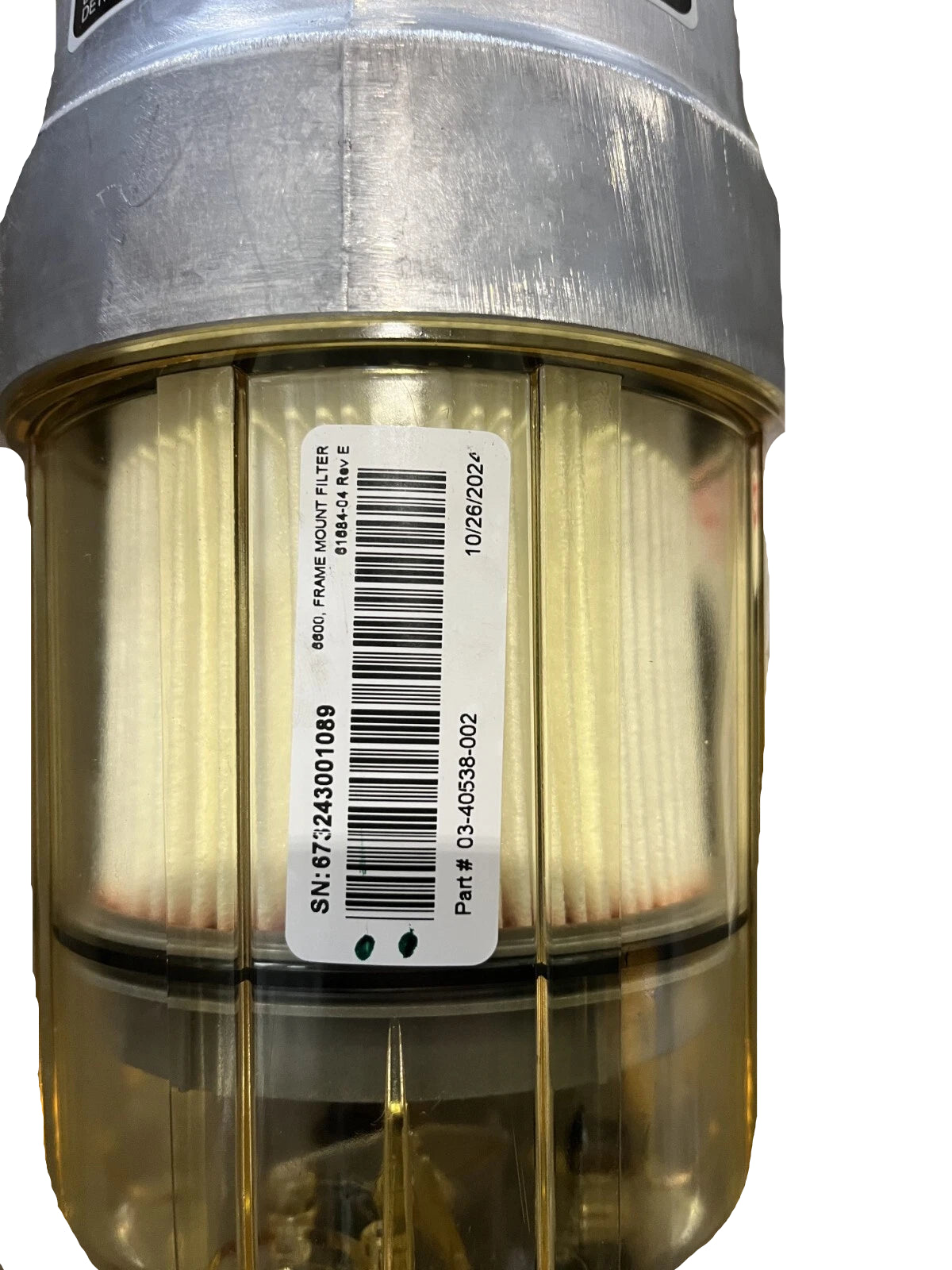 0340538002 Genuine Detroit Diesel Fuel Water Separator Pump