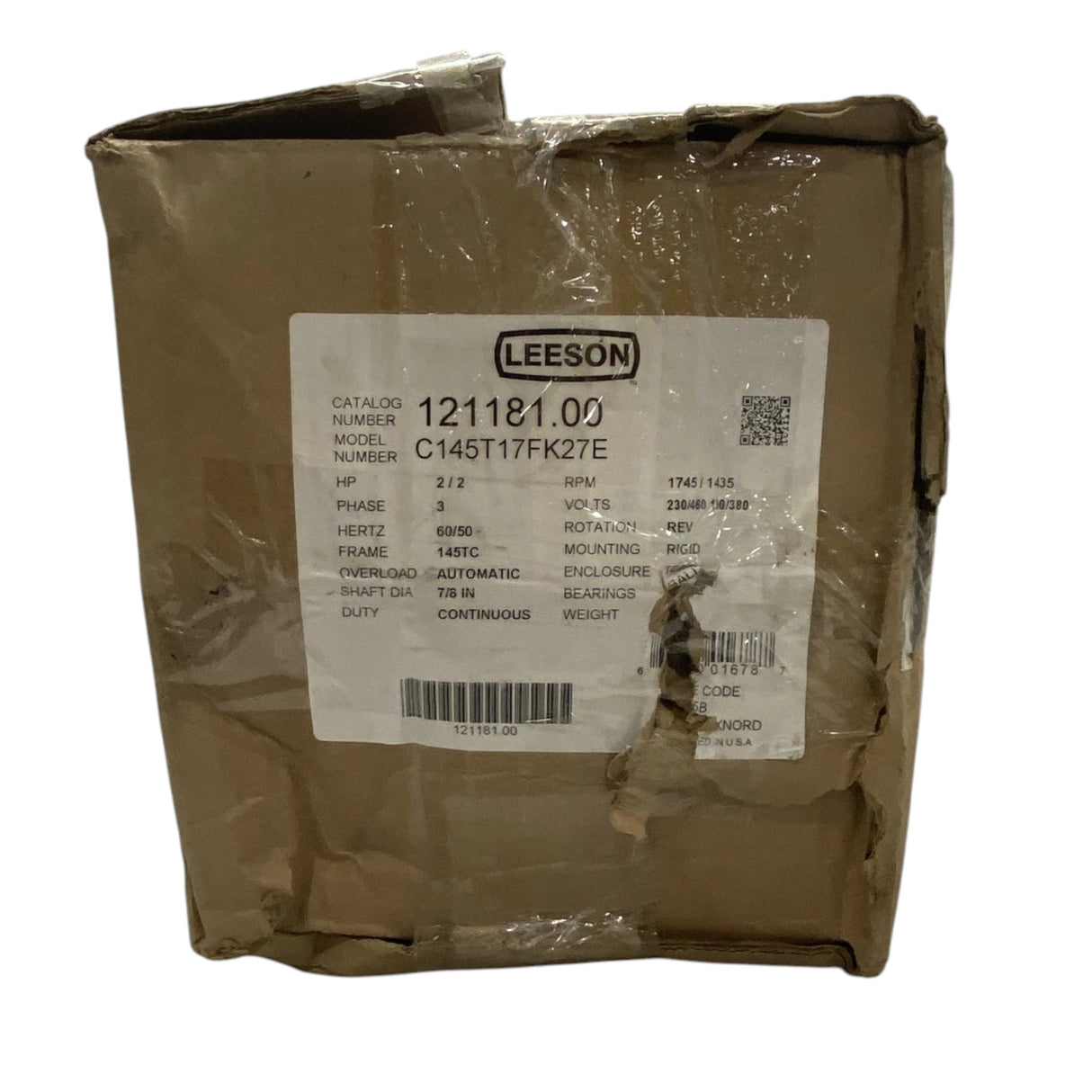 121181.00 Genuine Leeson General Purpose AC Motor