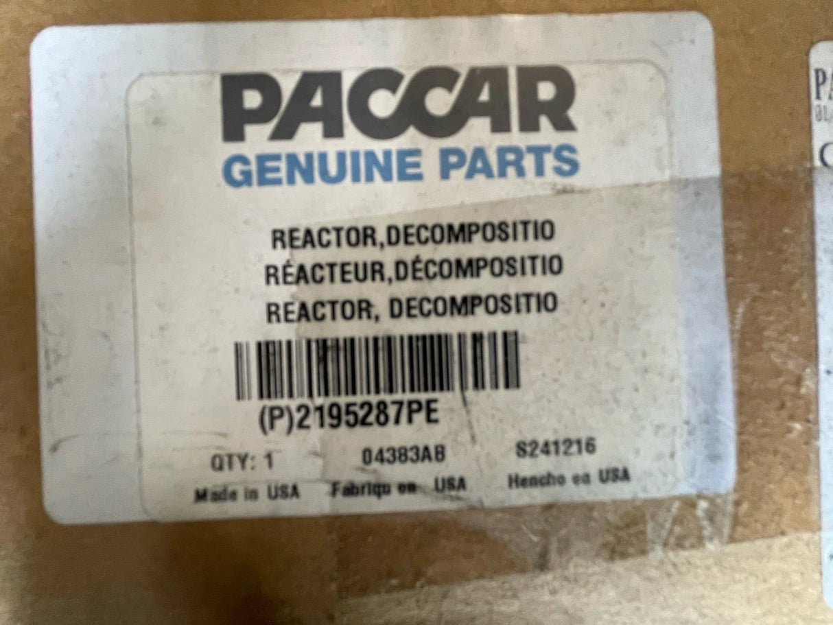 2195287 Genuine Paccar Decomposition Reactor
