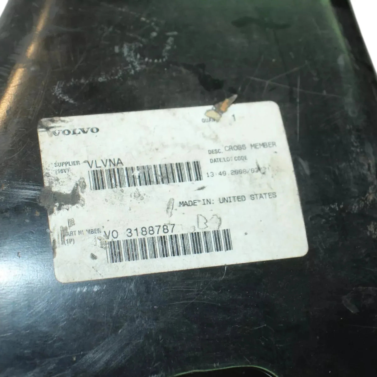 3188787 Volvo Cross Member - Truck To Trailer