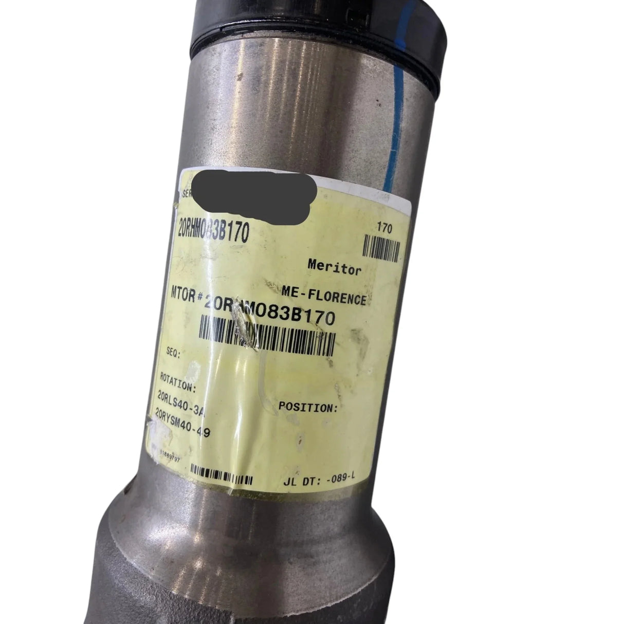 20RHM083B170 Genuine Meritor Inner Axle Slip - Truck To Trailer